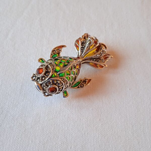 Broche-Colgante Pez